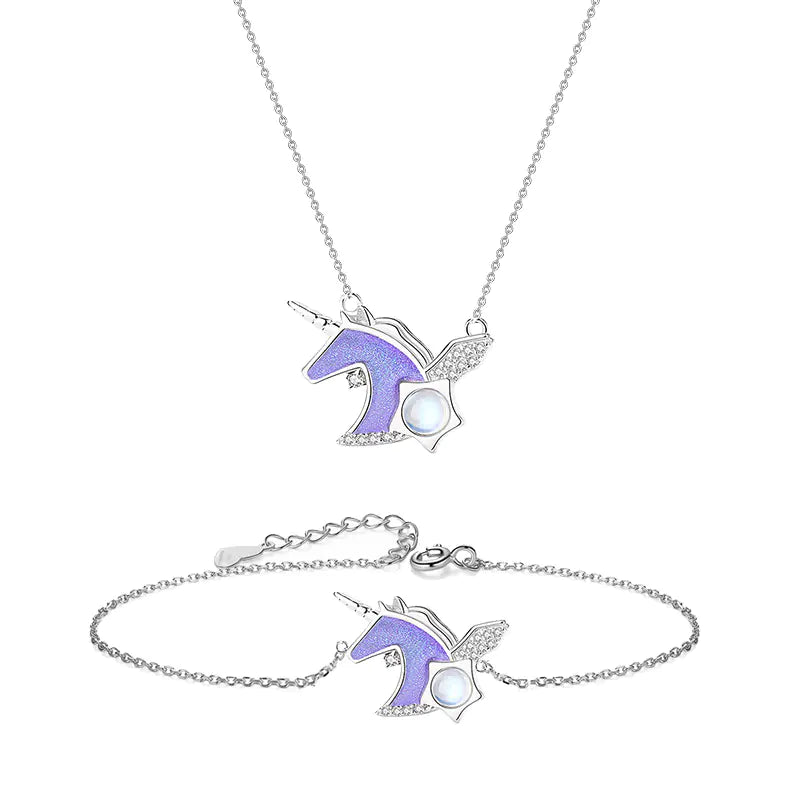 Original Design Unicorn Necklace for Women S925 Silver