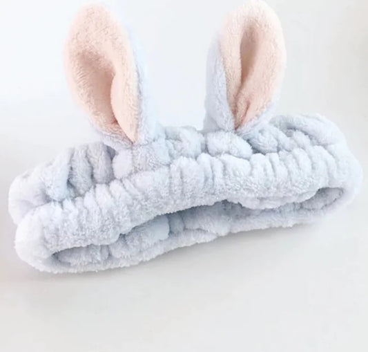 Rabbit Ear Headband for Makeup and Face Masks