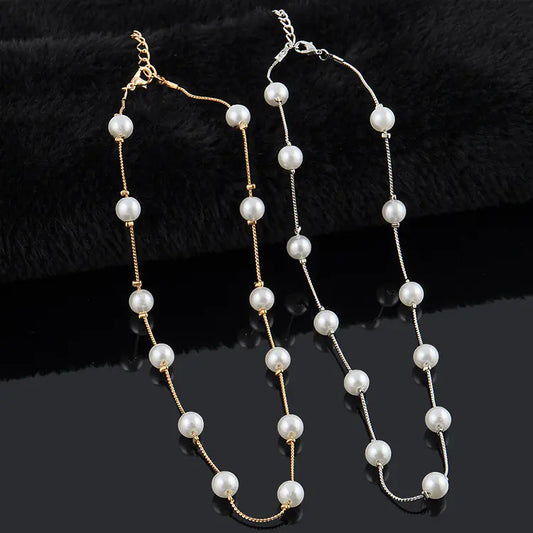Trendy Pearl Choker Necklace for Women (Wholesale)