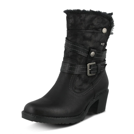 Spring Step Womens Boisa Winter Boot Black 38 EU/7.5-8 M US