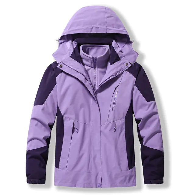 3-in-1 Waterproof Winter Jacket Set for Women