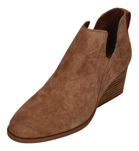 TOMS Womens Gwen Ankle Boot Brown Sugar Suede 6.5