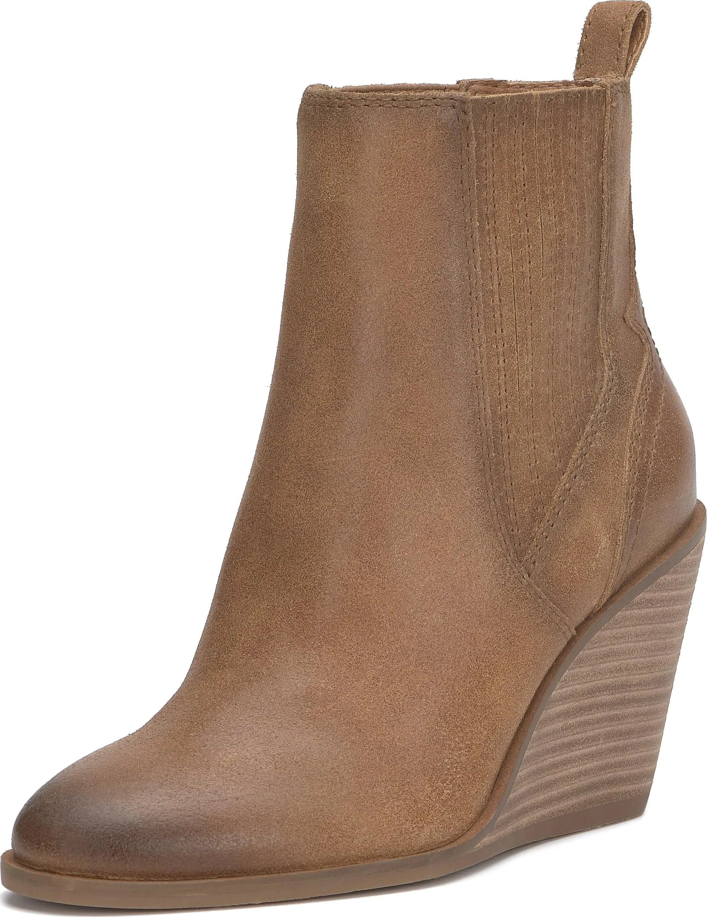 Lucky Brand Women’s Wilano Ankle Boot – Caramel Leather Fashion Boot