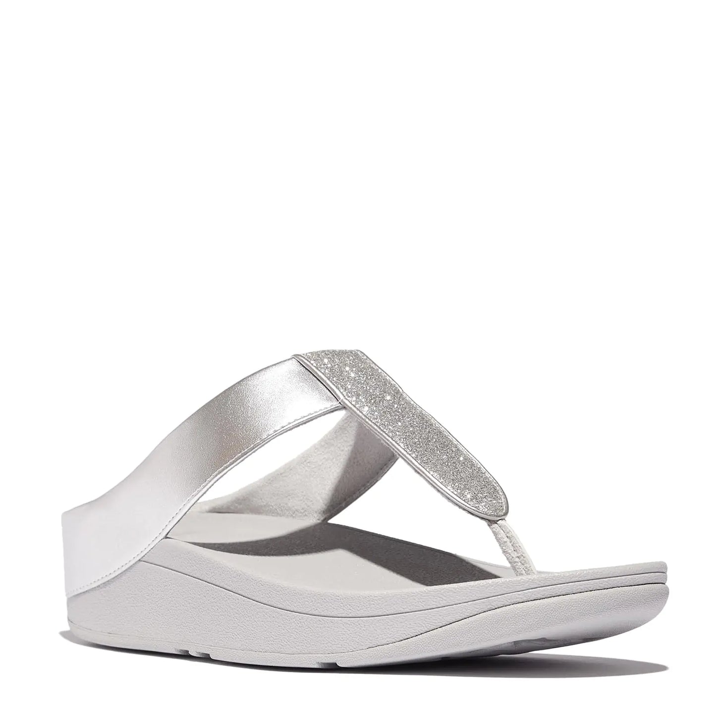 Fitflop Womens Flip Flop Sandal Silver 7