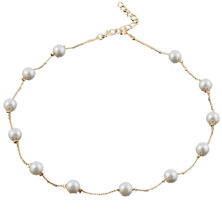 Trendy Pearl Choker Necklace for Women (Wholesale)