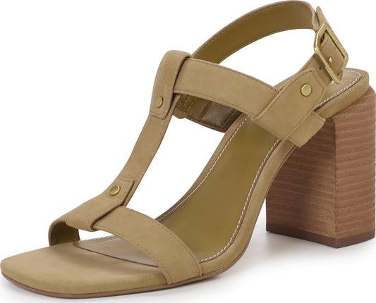 Vince Camuto Womens Clarissa Heeled Sandal New Tortilla 7