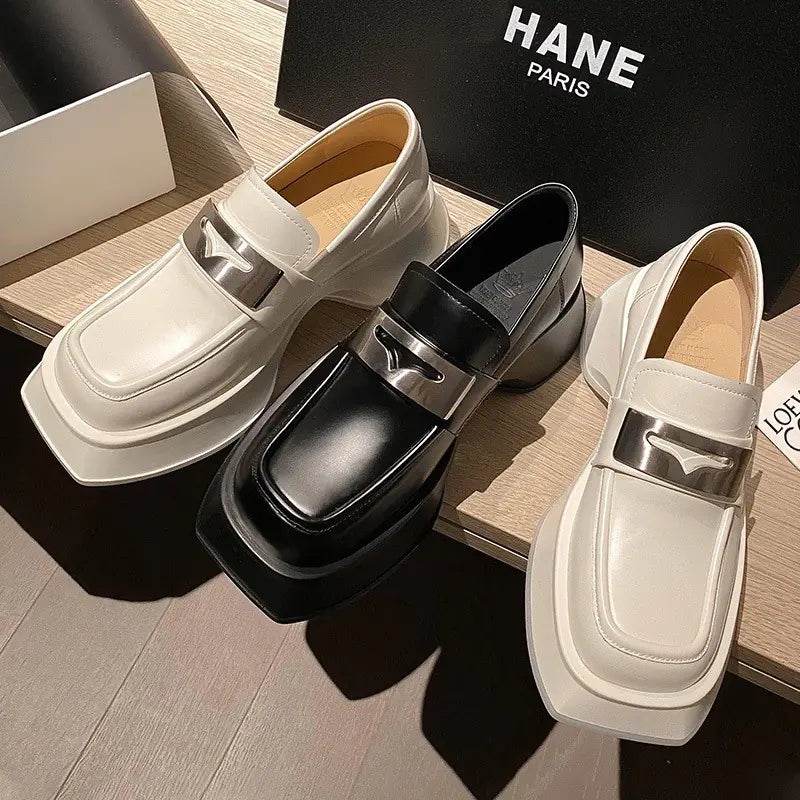 2024 Spring Women's Chunky Heel Slip-On Shoes