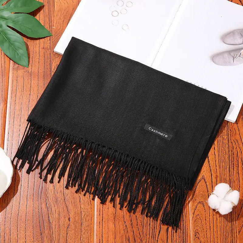 Thick Warm Women's Cashmere Feel Scarf for Autumn/Winter