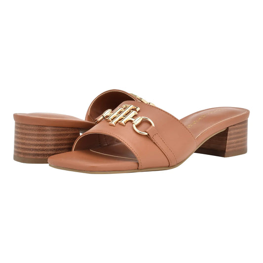 Tommy Hilfiger Womens Pippe Heeled Sandal British Tan 5