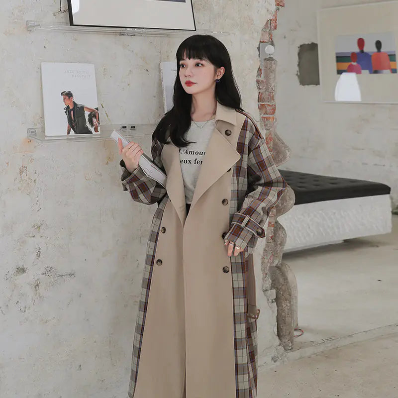 New French Casual Loose Double Breasted Jacket