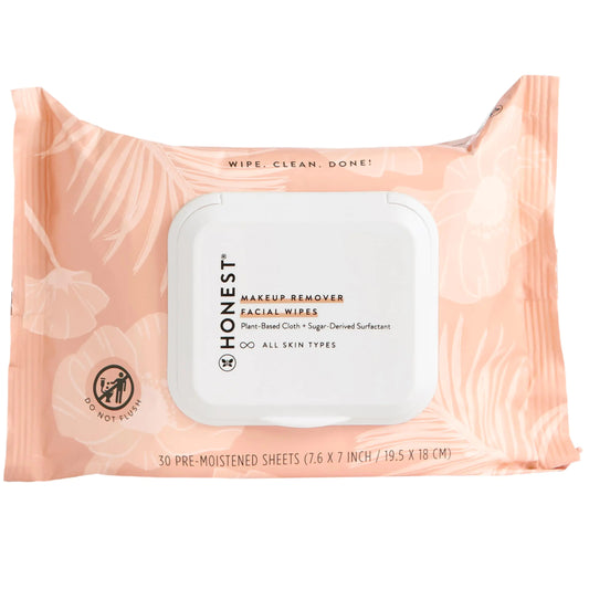 The Honest Company Makeup Remover Wipes (30 ct) white