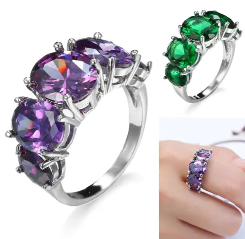 Zircon Ring, Fashion Jewelry, European Style Ring