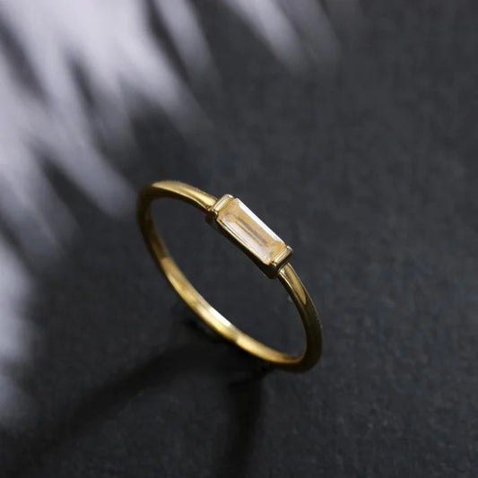 Moonstone Ring, S925 Silver Fresh Style Ring