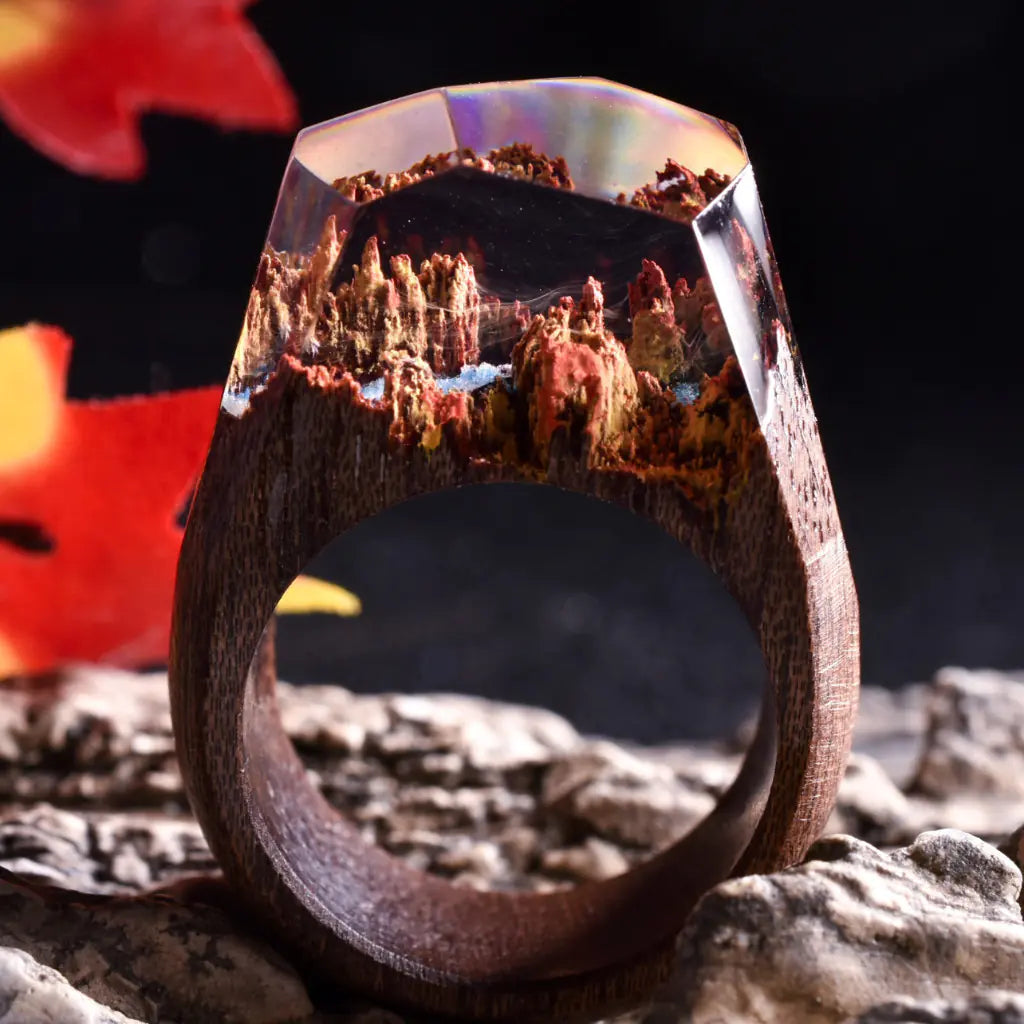 Time Ring Resin Wood Ring