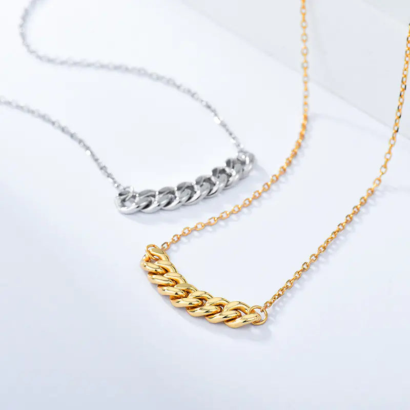 Minimalist Metal Chain Necklace for Women