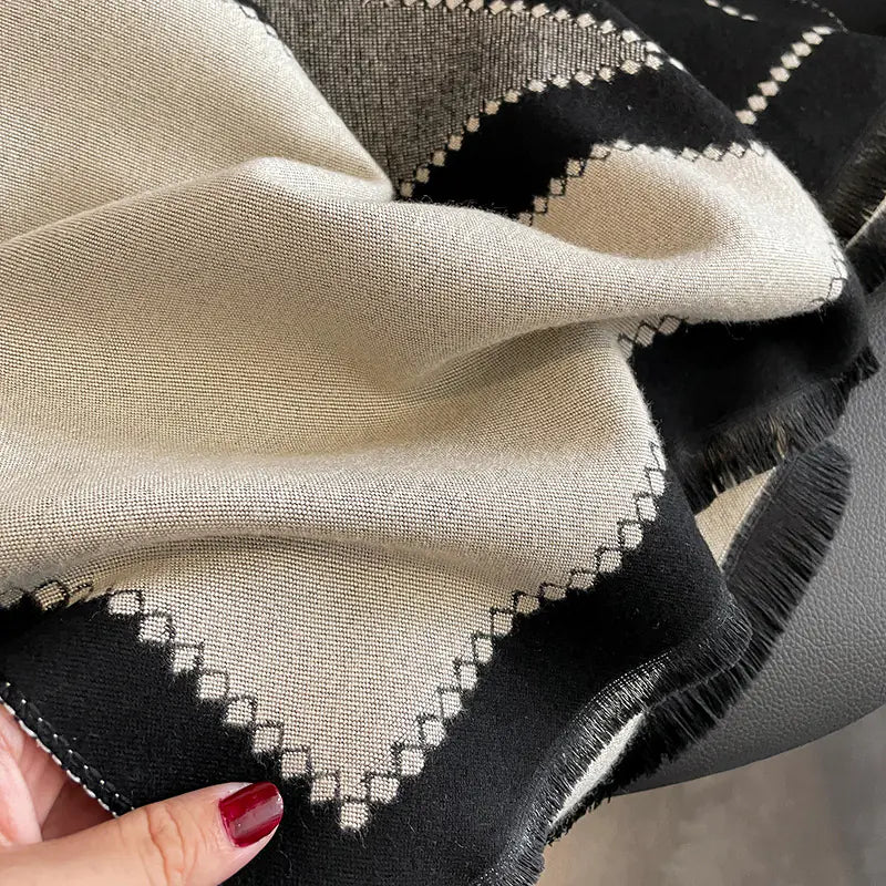 Soft Imitation Cashmere Scarf for Autumn and Winter