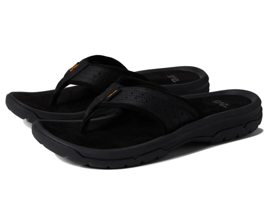 Teva Mens Langdon Flip Sport Sandal True Black 10