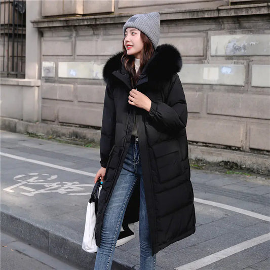 Winter 2020 Thick Fashion Long Down Jacket for Women