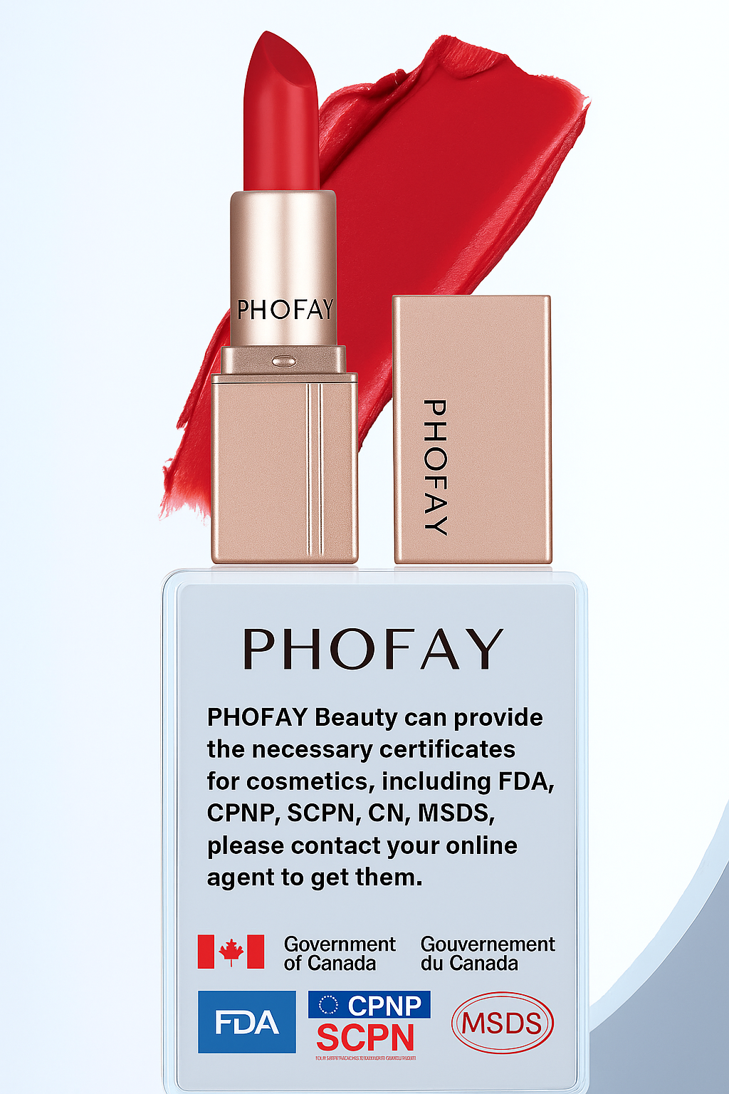 PHOFAY Matte Lipstick – Bold Color, Long-Lasting Wear