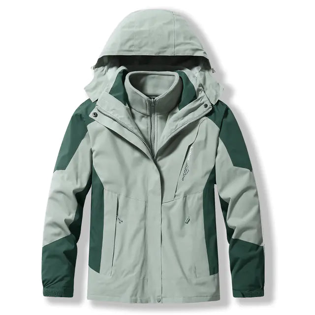 3-in-1 Waterproof Winter Jacket Set for Women