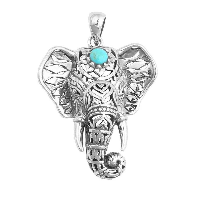 Vintage Ethnic Style Elephant Necklace for Women