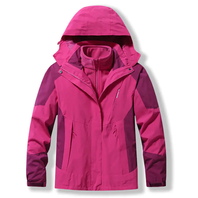 3-in-1 Waterproof Winter Jacket Set for Women