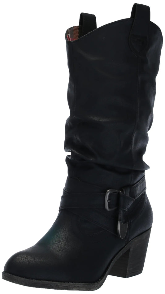 Rocket Dog Women’s Sidestep Ankle Boot – Black Casual Fashion Boot