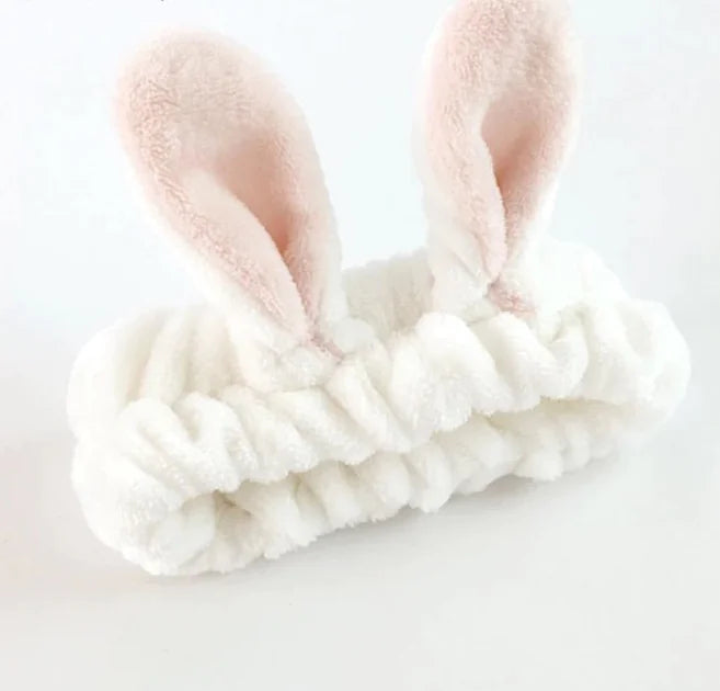 Rabbit Ear Headband for Makeup and Face Masks