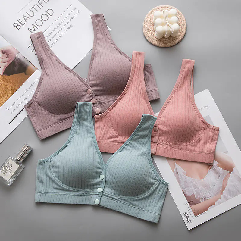 Maternity Nursing Bras with Front Closure Design