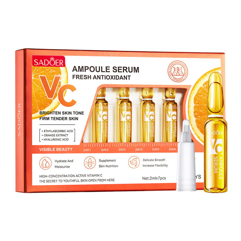 SADOER Vitamin C Body Lotion and Night Mask Set
