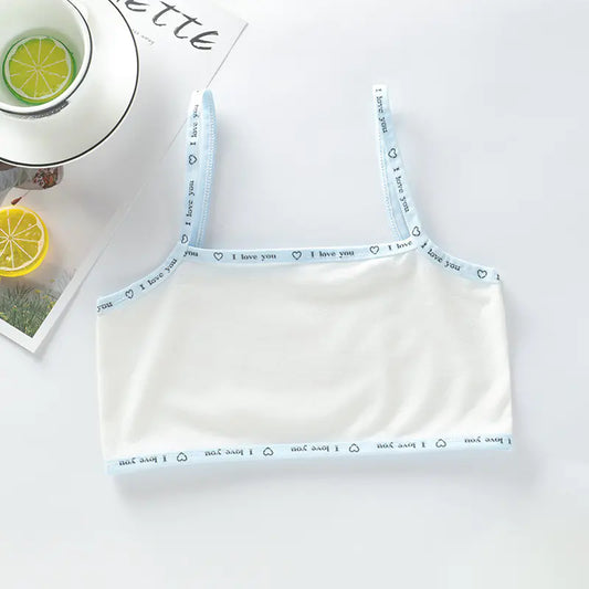 Pure Cotton Bras and Vests for Girls Aged 9-12