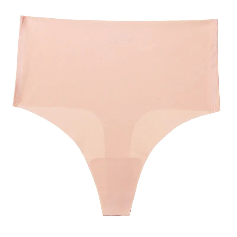 Seamless Ice Silk T-Back Yoga Underwear for Women