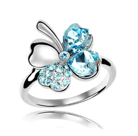 Clover Couple Ring - Adjustable Tail Ring