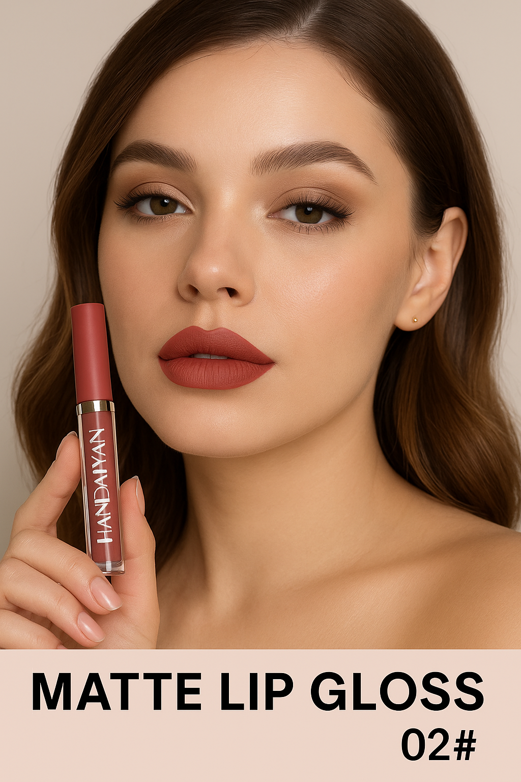 Authentic Matte Lip Gloss - Lazy Lipstick & Lip Glaze