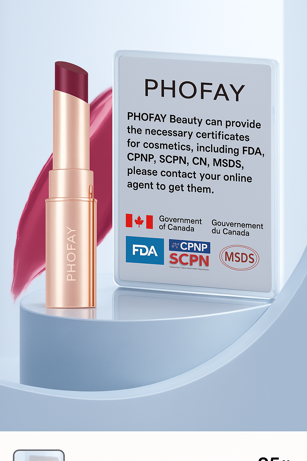 PHOFAY Moisturizing Lipstick – Hydrating, Long-Lasting Color