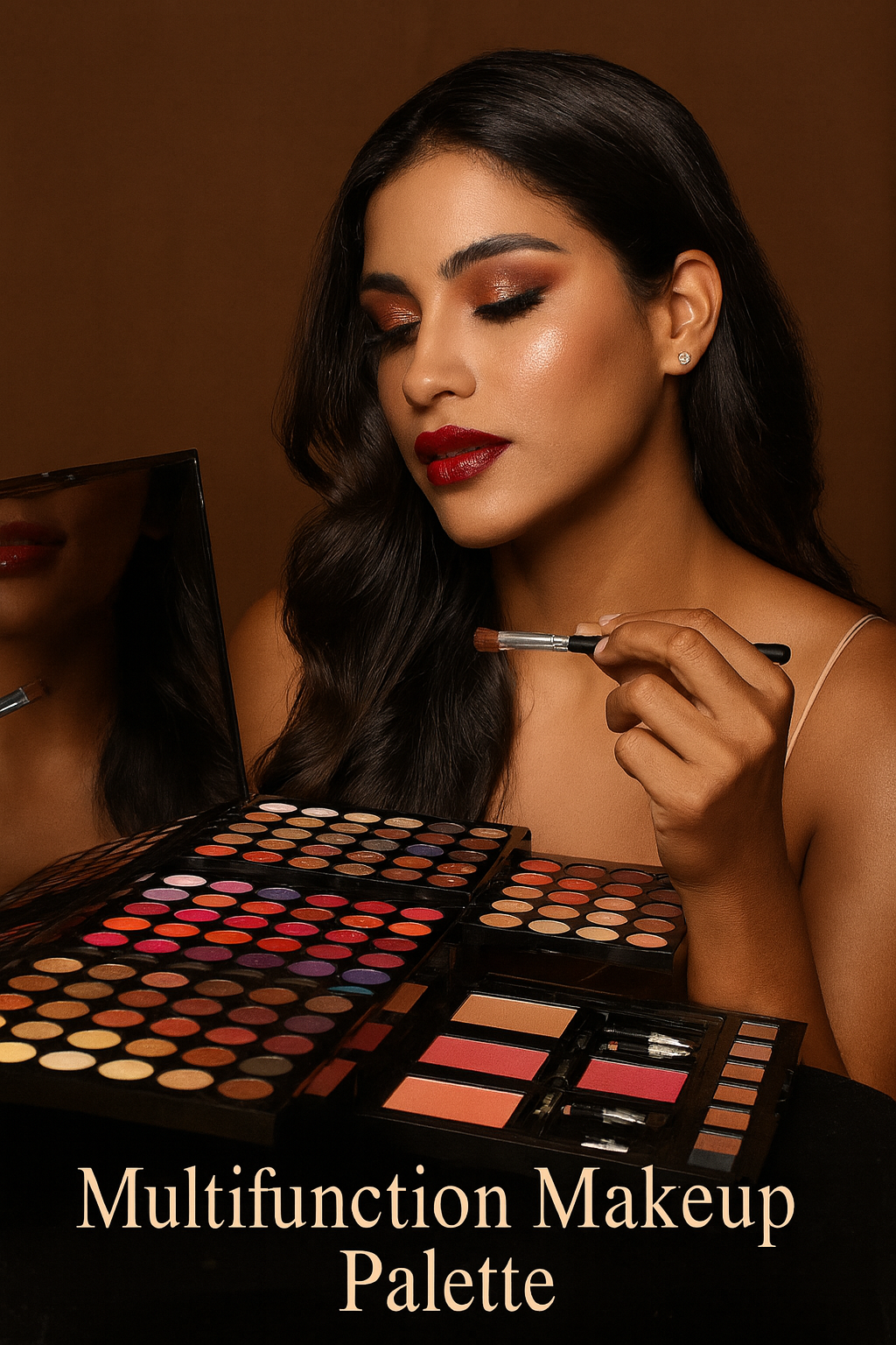 180-Color Piano Eyeshadow & Blush Palette – Professional Makeup Kit