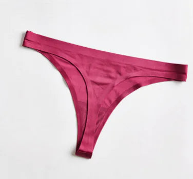 Women's Sexy Transparent Low Waist Thong Underwear