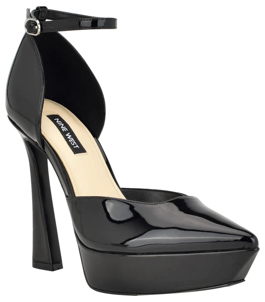 Nine West Women’s Laken Pump – Classic Black High Heel Shoes