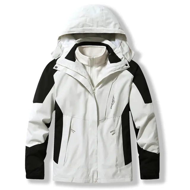 3-in-1 Waterproof Winter Jacket Set for Women