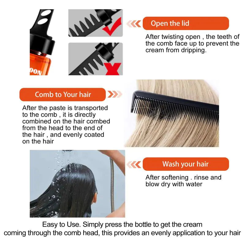EELHOE Protein Straightening Balm for Curly Hair Care
