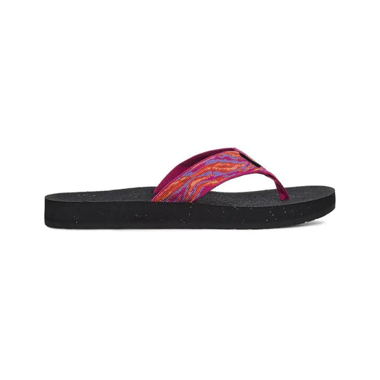 Teva Womens Reflip Sandal Waves Rose Violet 7