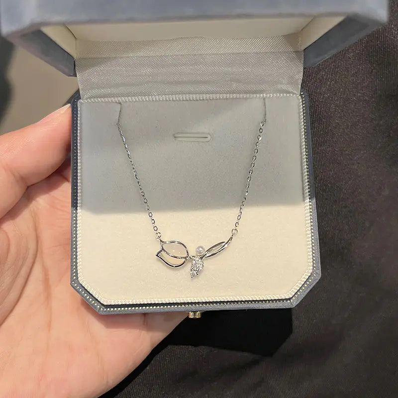 Titanium Steel Colorfast Minimalist Necklace for Women