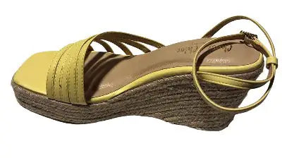 CHASE AND CHLOE Cordelia Platform Wedge Espadrille Sandal
