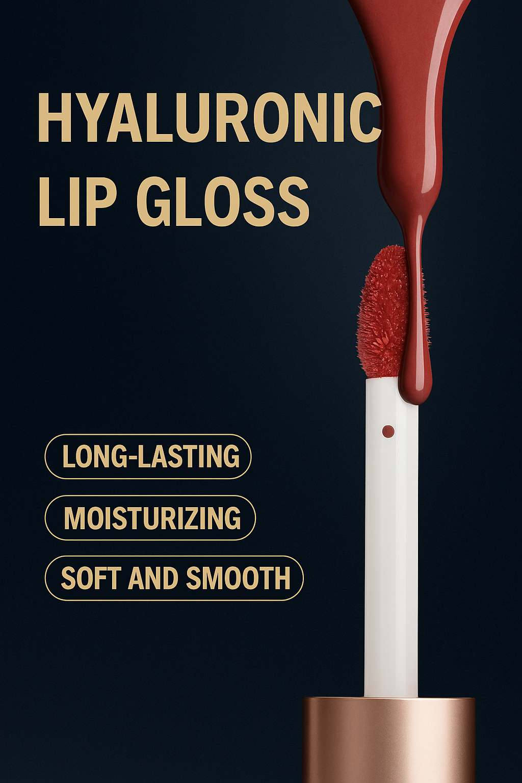 PHOFAY Hyaluronic Lip Gloss: Plumping, Hydrating & Non-Sticky Shine