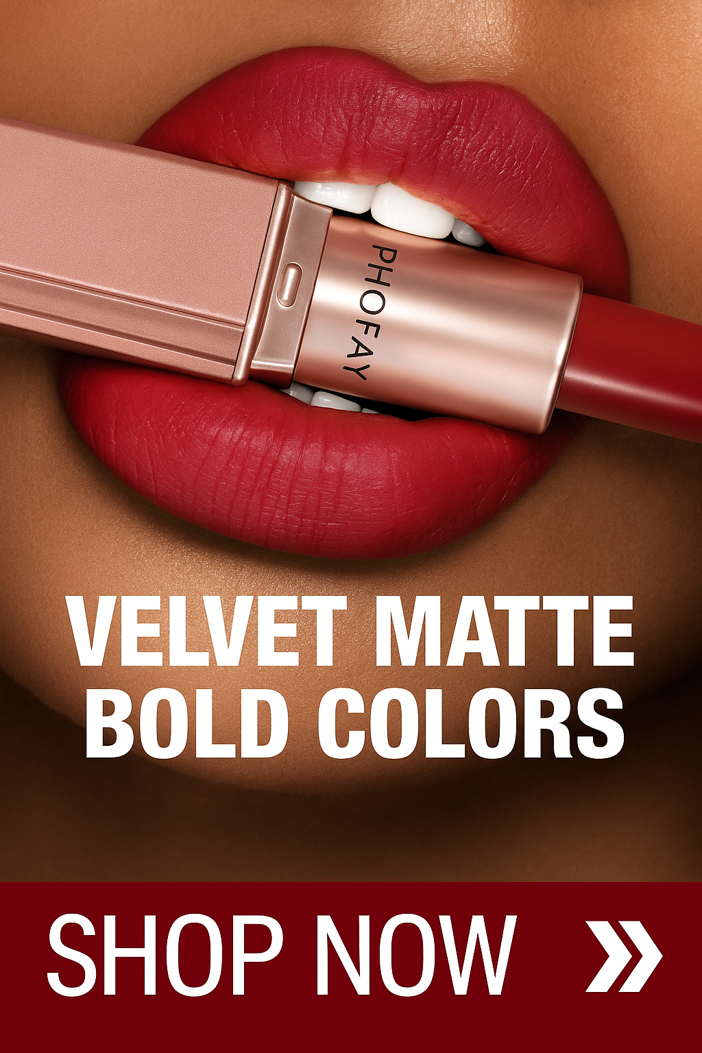 PHOFAY Matte Lipstick – Bold Color, Long-Lasting Wear
