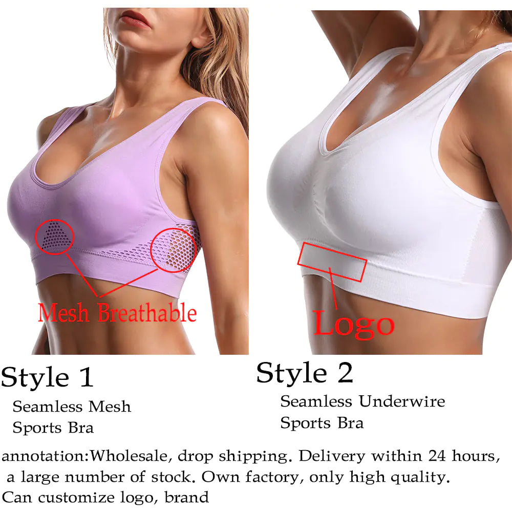Plus Size Women's Sports Bras and Underwear