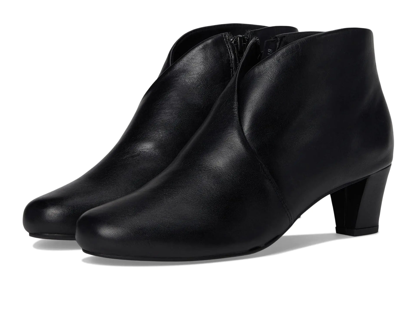 David Tate Women’s Prestige Fashion Boot – Black Leather Dress Boot