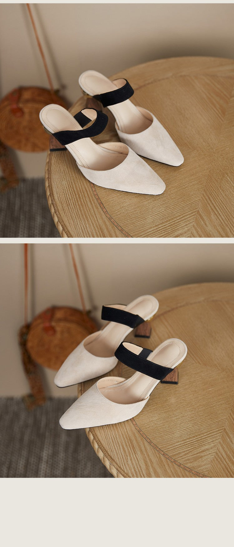 New All-Leather Women's High Heel Shoes | Stylish & Comfortable Leather Pumps for Women
