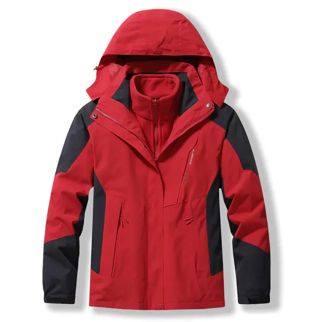 3-in-1 Waterproof Winter Jacket Set for Women