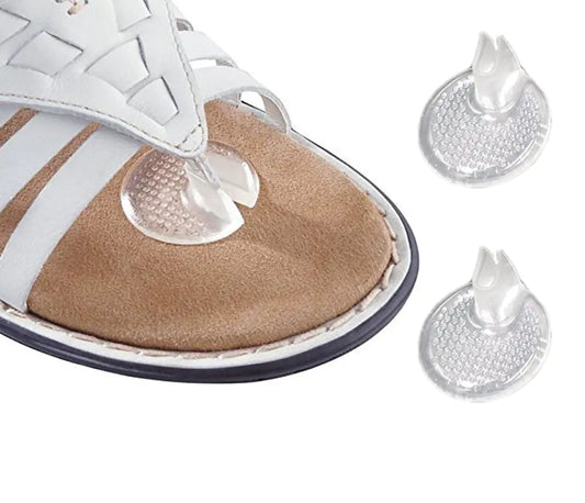 5 Pairs Non-slip Silicone Thong Sandal Toe Guards Cushions Sandal Flip-Flop Toe ProtectorsClear